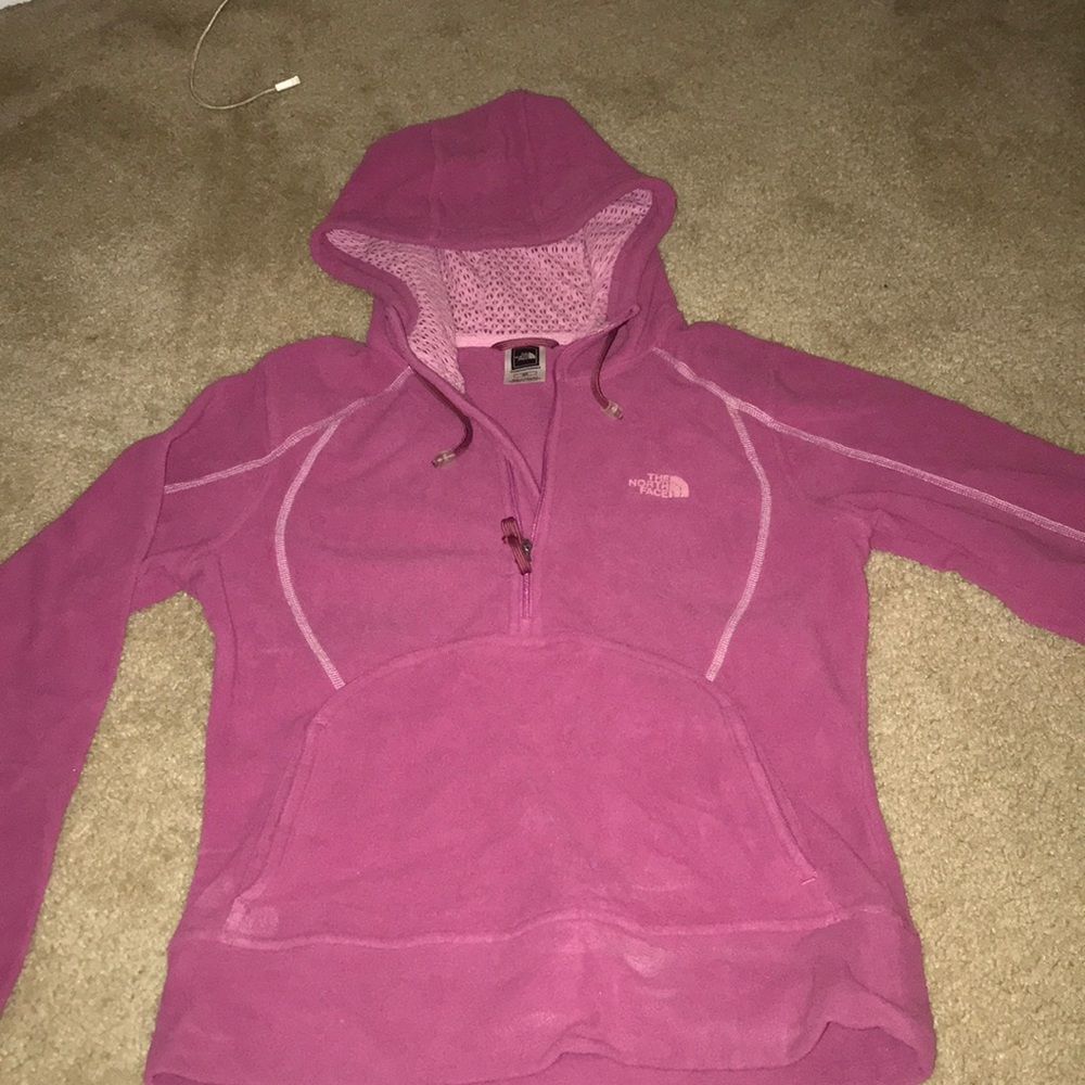 Plush pink pullover